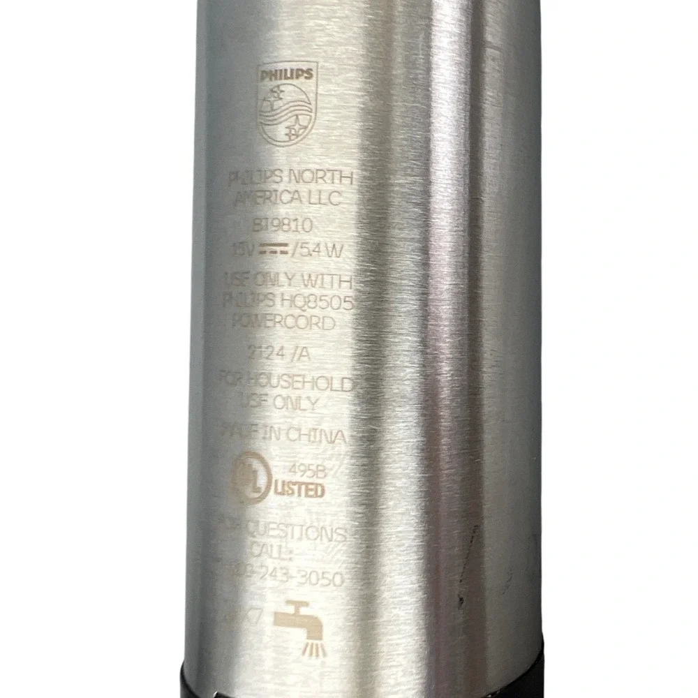 Philips Norelco BT9810 Prestige Beard Trimmer Stainless Steel Cordless Silver